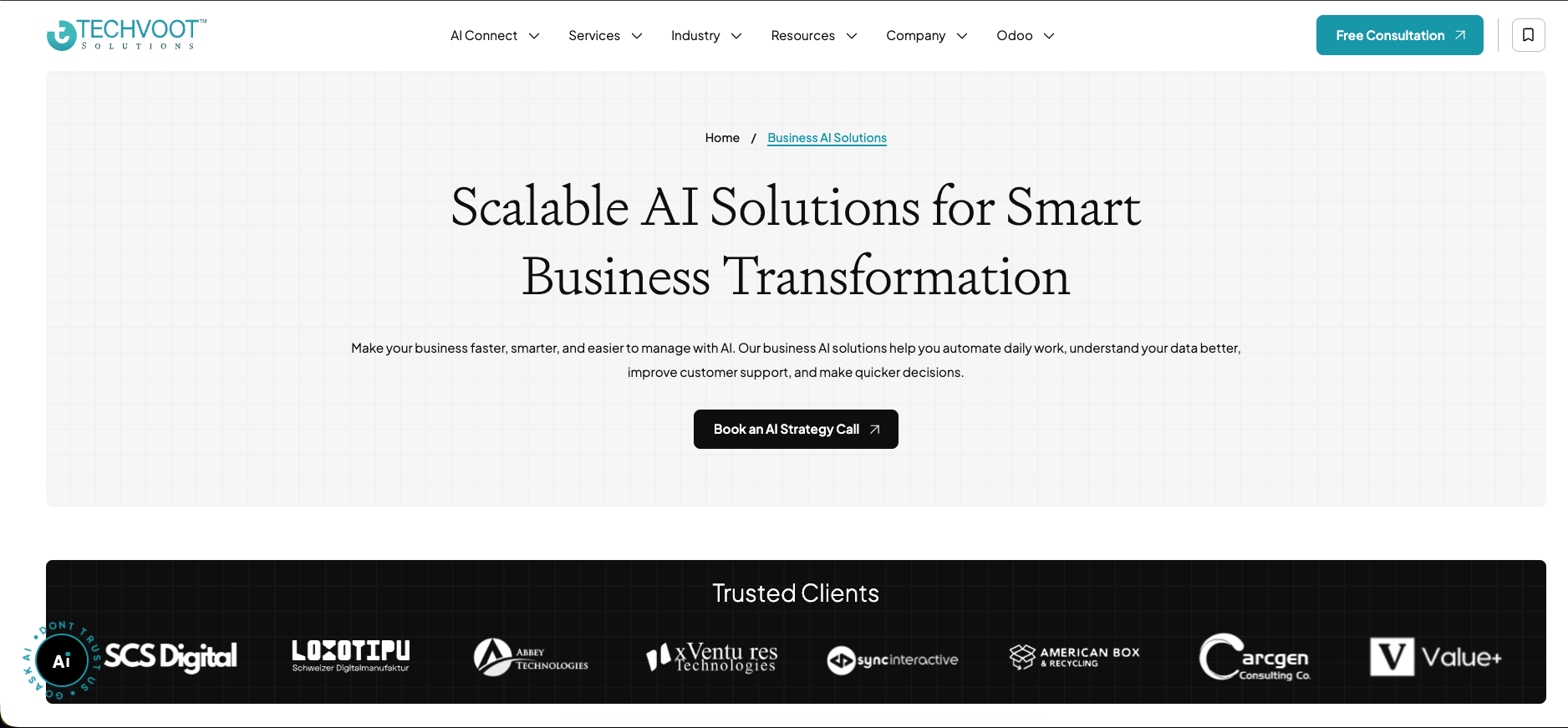 Techvoot AI Chatbot