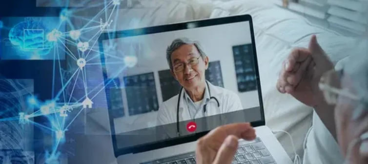Integrated telehealth ecosystem mockup