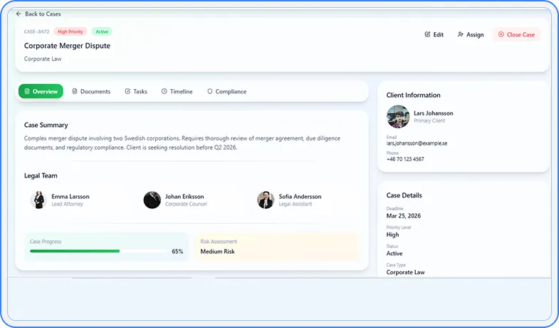 GDPR compliance and logs dashboard
