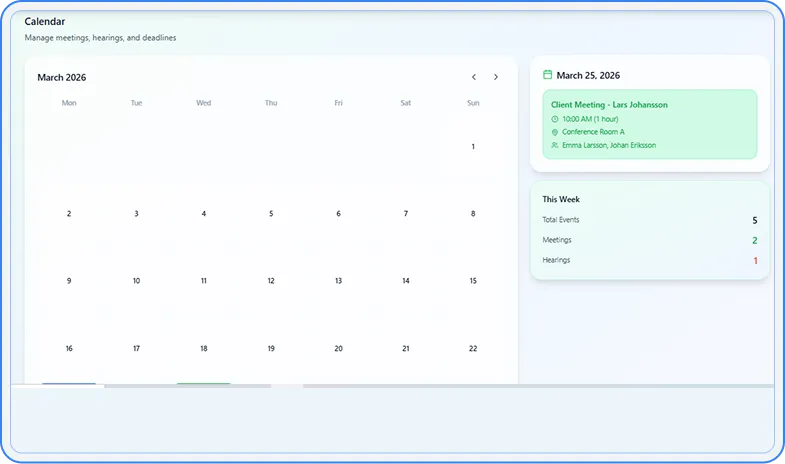 Calendar and scheduling calendar view