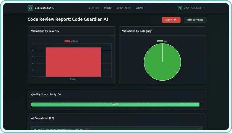 Detailed Quality Report & Suggestions