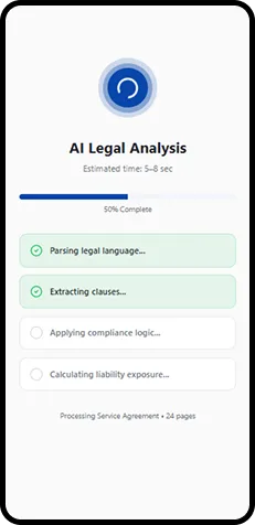 Clause classification mobile view