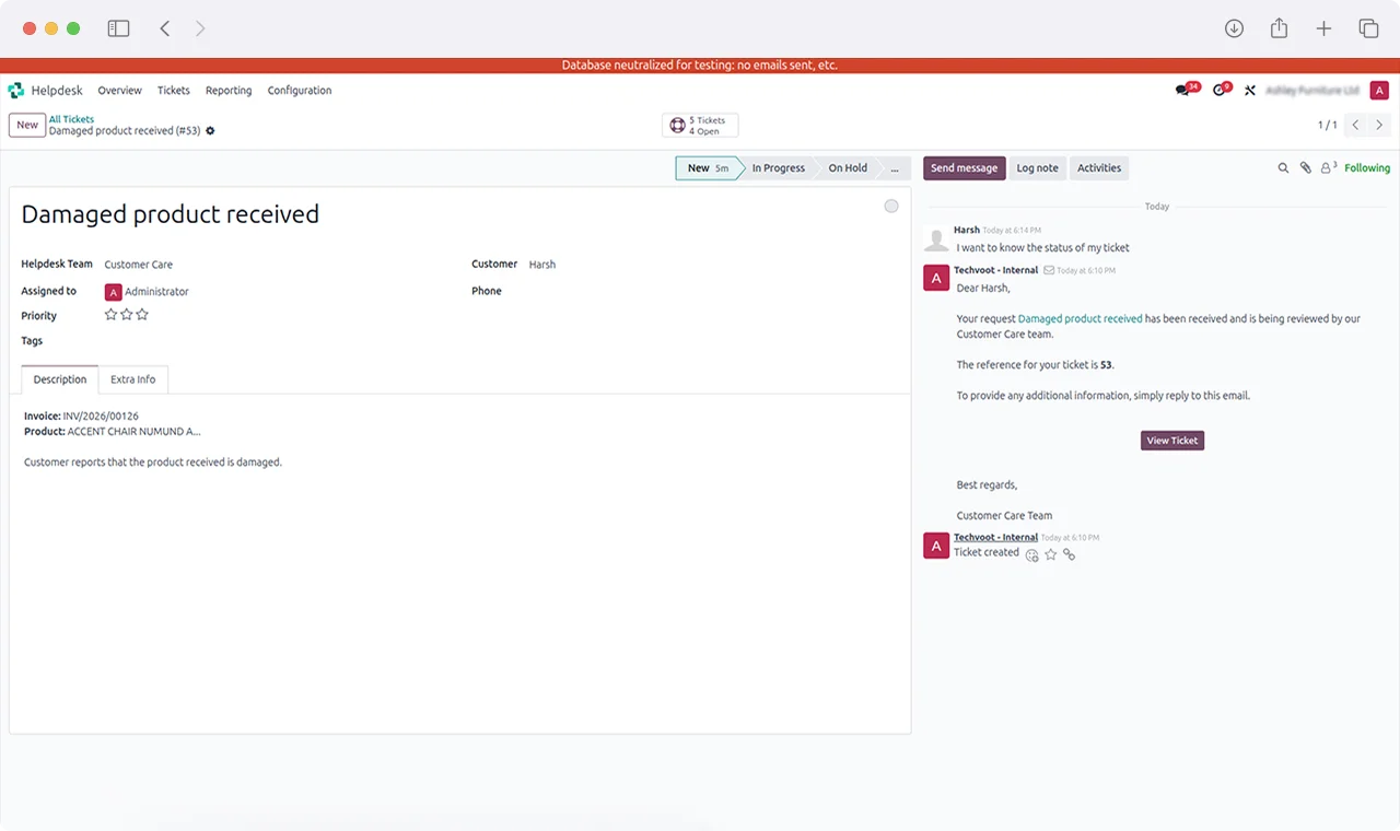 Odoo ERP and n8n Workflow Automation Platform Screenshot 2