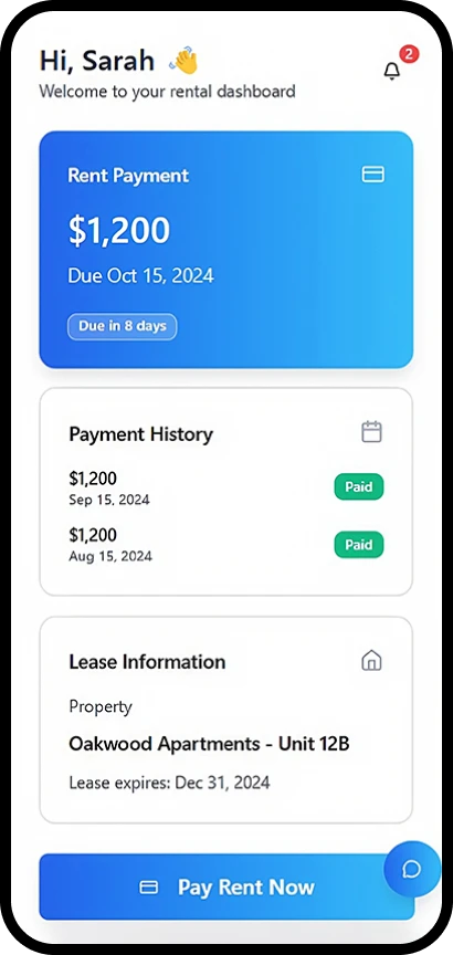 Smart AI Property Management Portfolio Dashboard and Performance Metrics