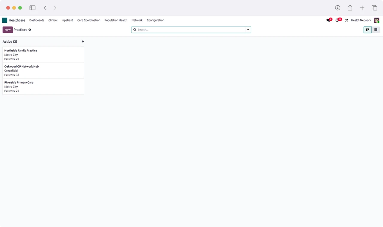 Value-Based Primary Healthcare Operations Platform Screenshot 6