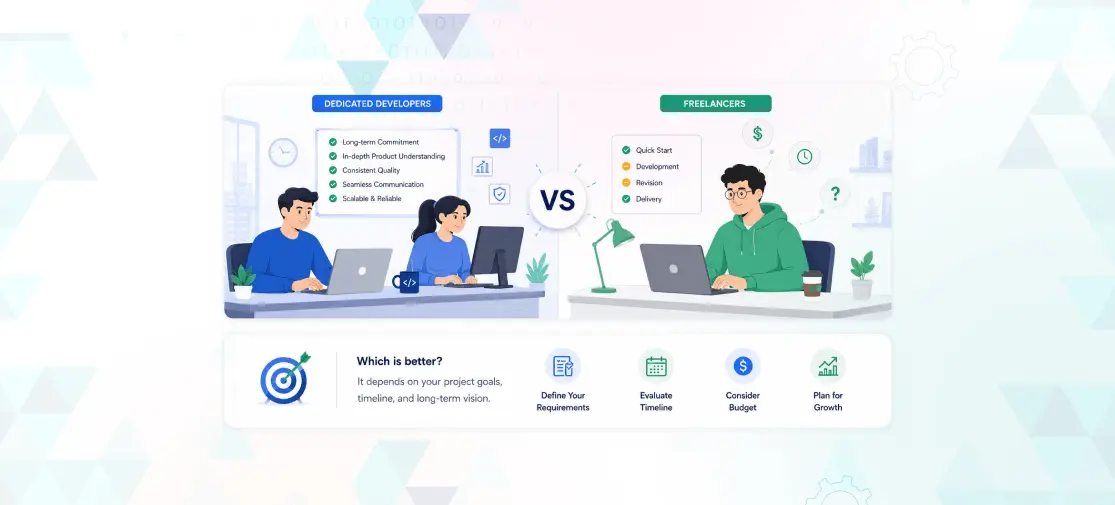 Dedicated Developers vs Freelancers: Which is Better for Your Project?